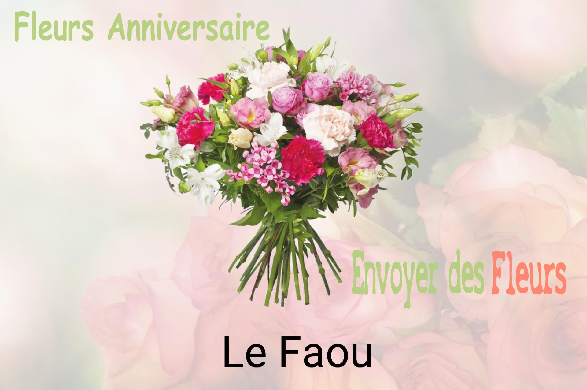 Bouquet de fleurs d’anniversaire livré à Le Faou